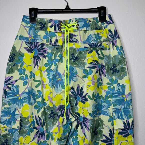 TANYA TAYLOR Womens Size 6 Avery Linen-Blend Pant - Picture 12 of 12